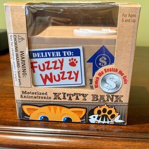 Fuzzy Wuzzy Kitty Bank